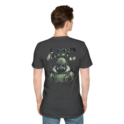 ARC Tactical Soldier T‑Shirt — Military Gas Mask Graphic Tee