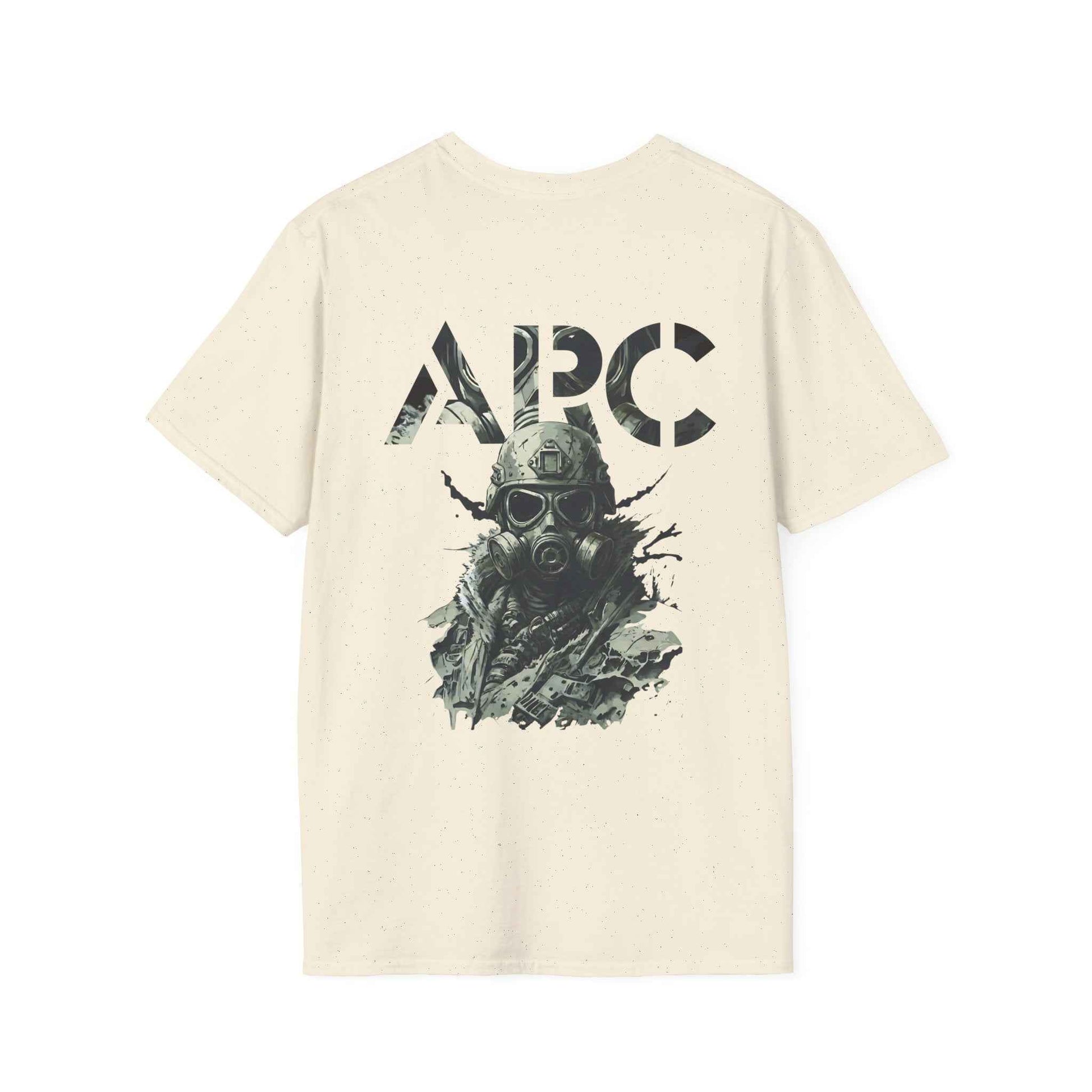 ARC Gas Mask Graphic T-Shirt — Post-Apocalyptic Military Streetwear