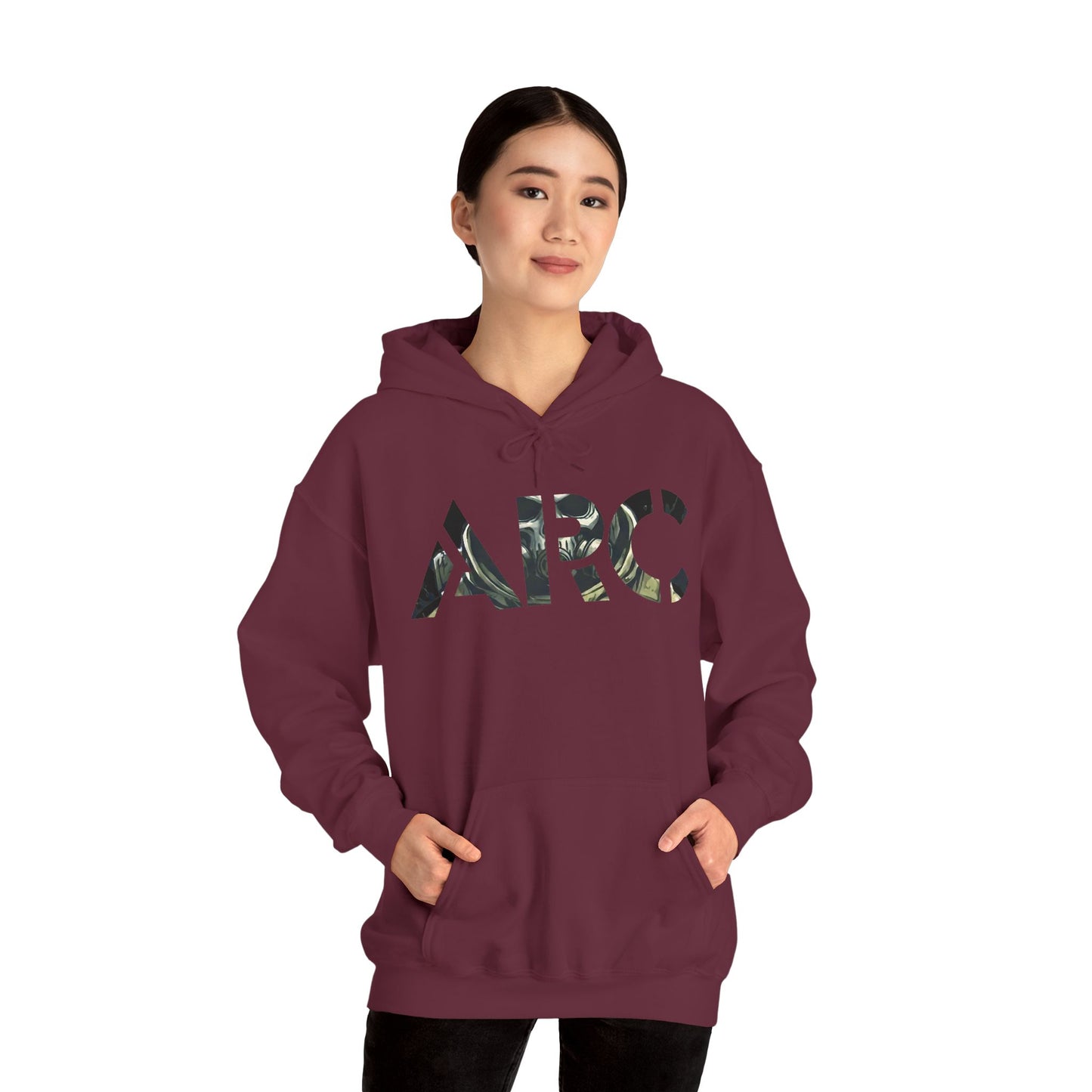 ARC Tactical Skull Hoodie — Military Camo Graphic Pullover