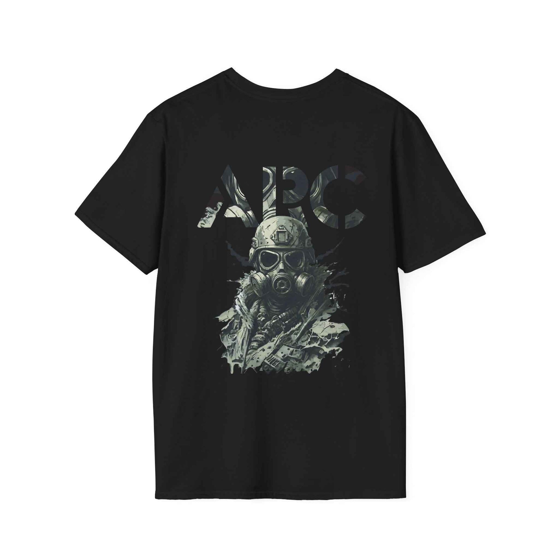 ARC Gas Mask Graphic T-Shirt — Post-Apocalyptic Military Streetwear