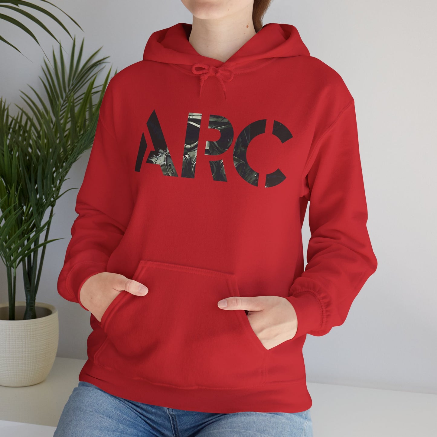 ARC Gas Mask Hoodie — Tactical Post-Apocalyptic Graphic Sweatshirt