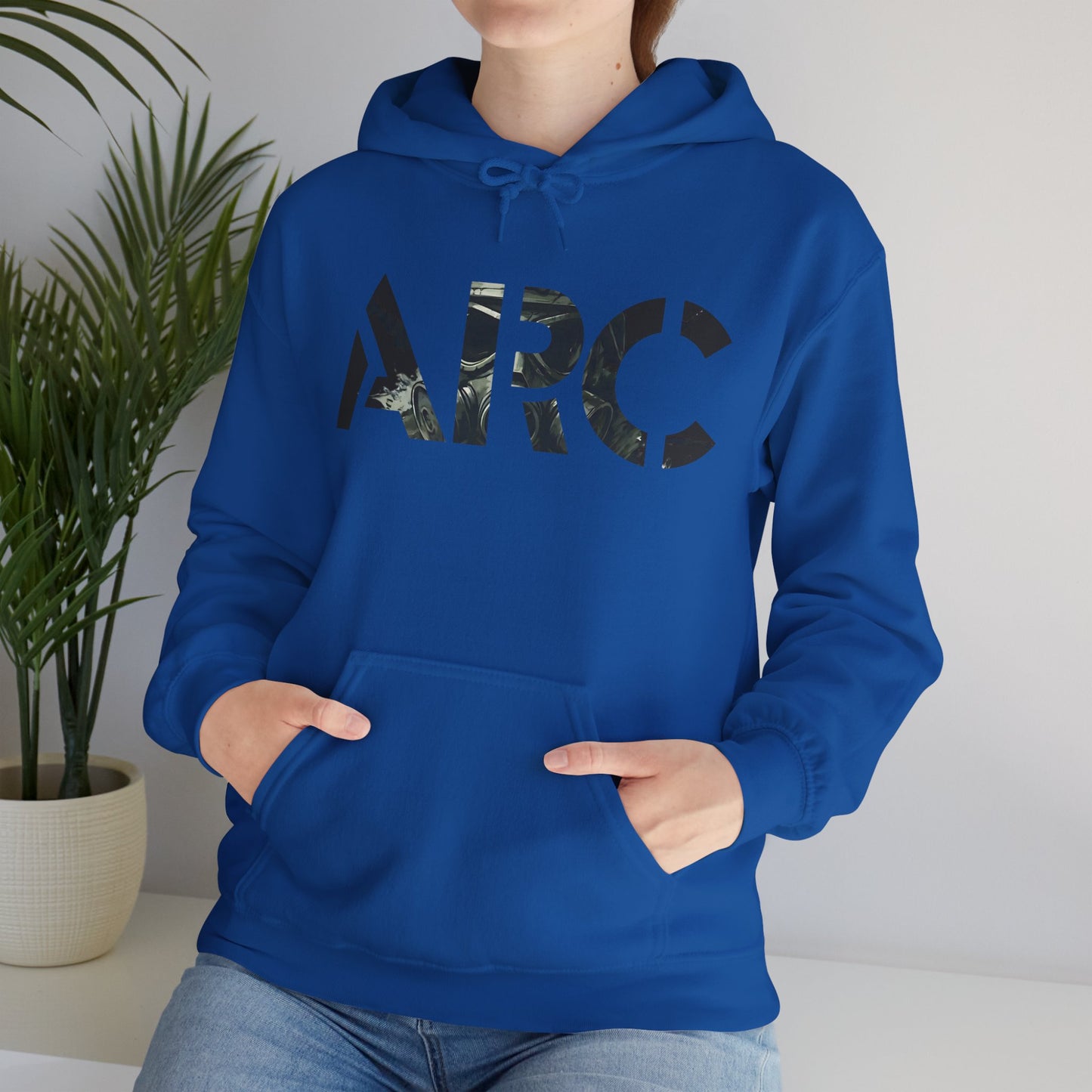 ARC Gas Mask Hoodie — Tactical Post-Apocalyptic Graphic Sweatshirt