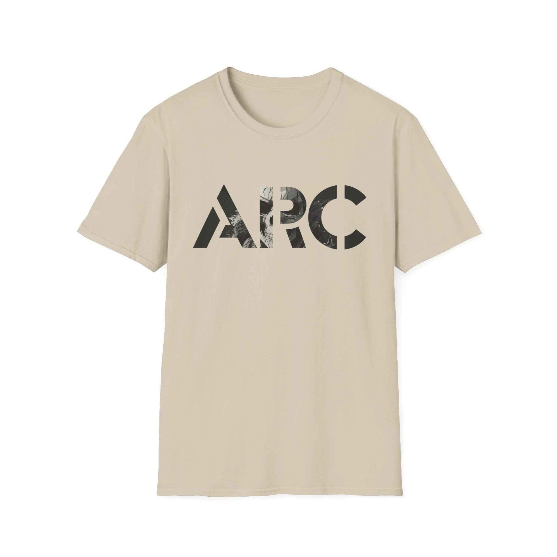 ARC Skull Graphic T‑Shirt — Grunge Military Skull Backprint