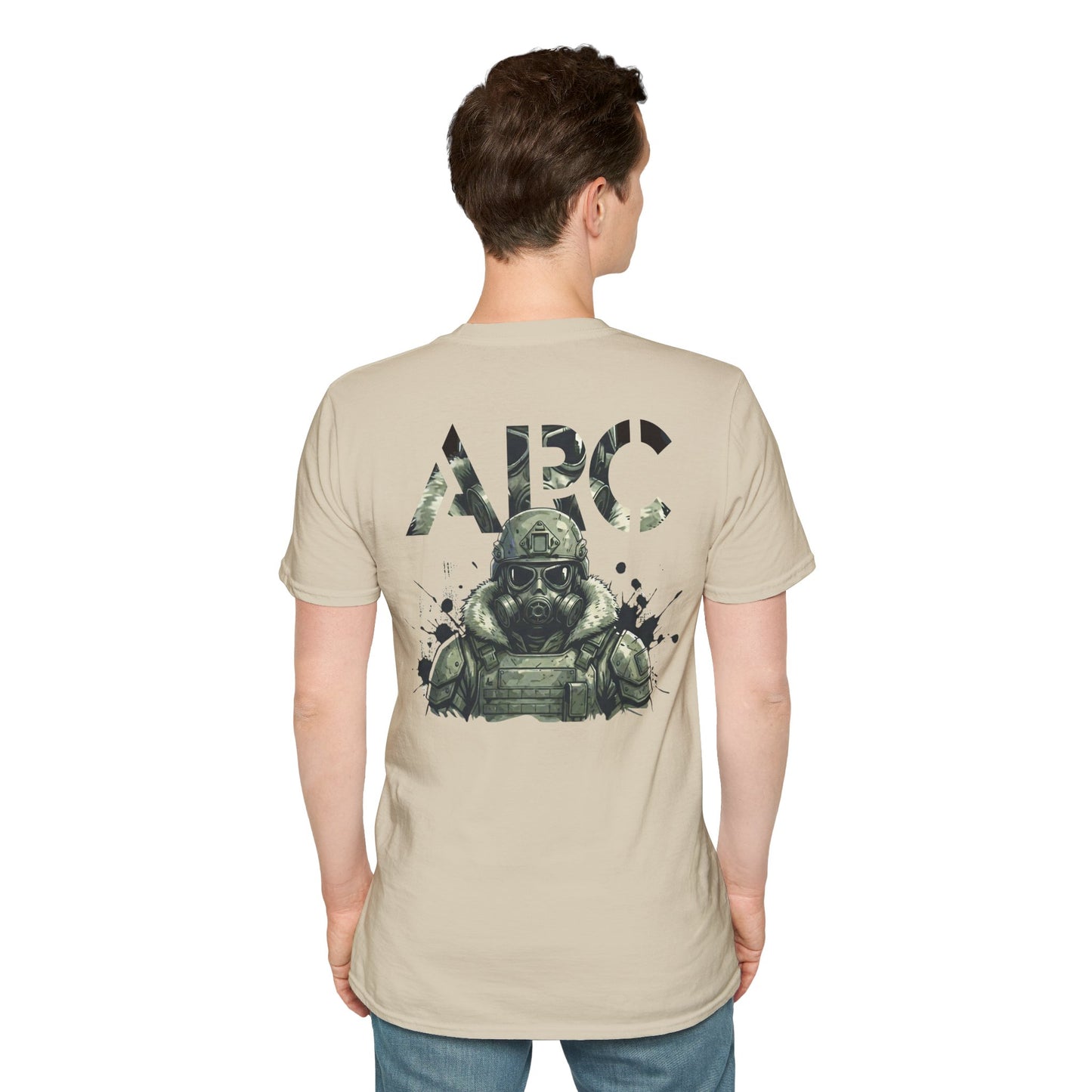 ARC Tactical Soldier T‑Shirt — Military Gas Mask Graphic Tee