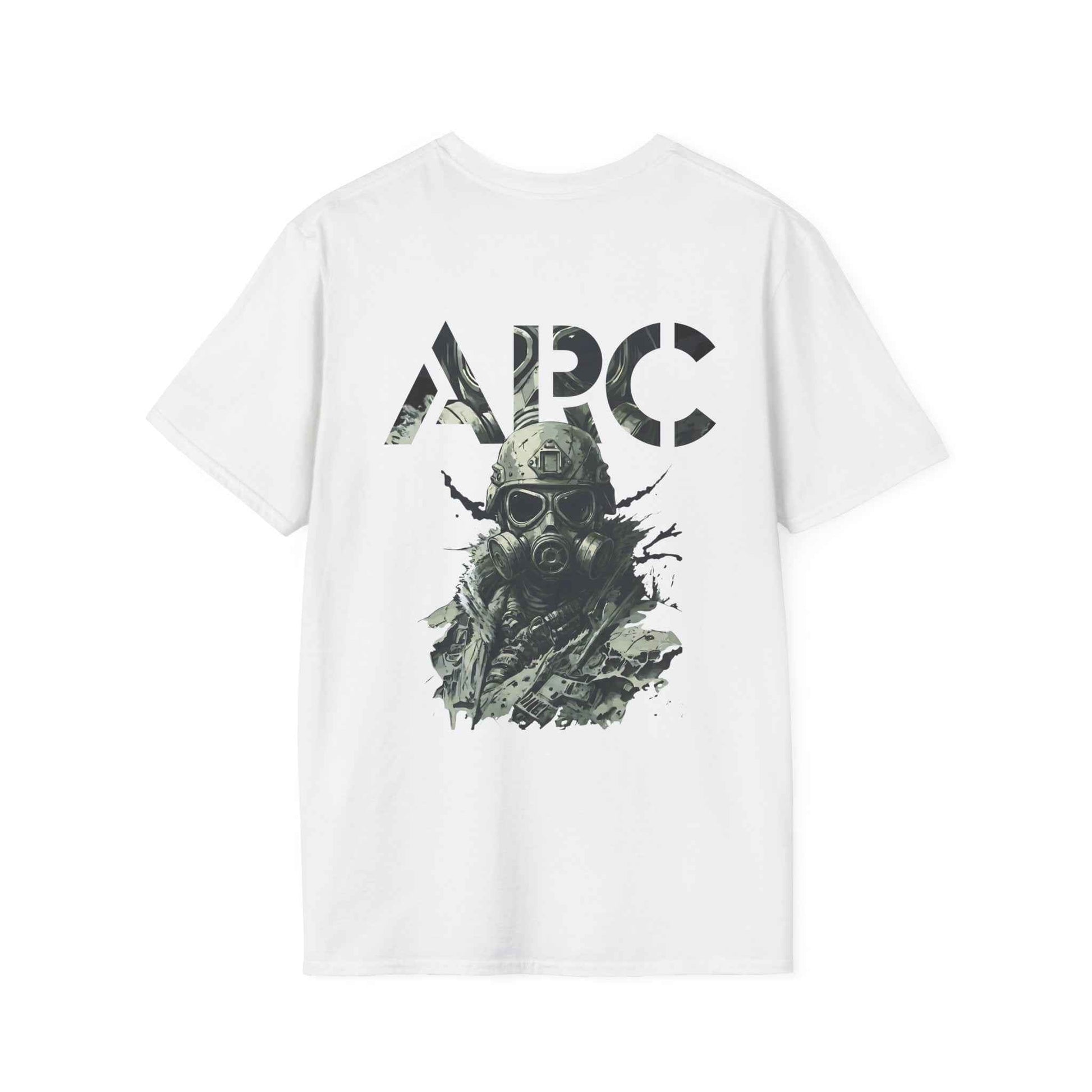 ARC Gas Mask Graphic T-Shirt — Post-Apocalyptic Military Streetwear