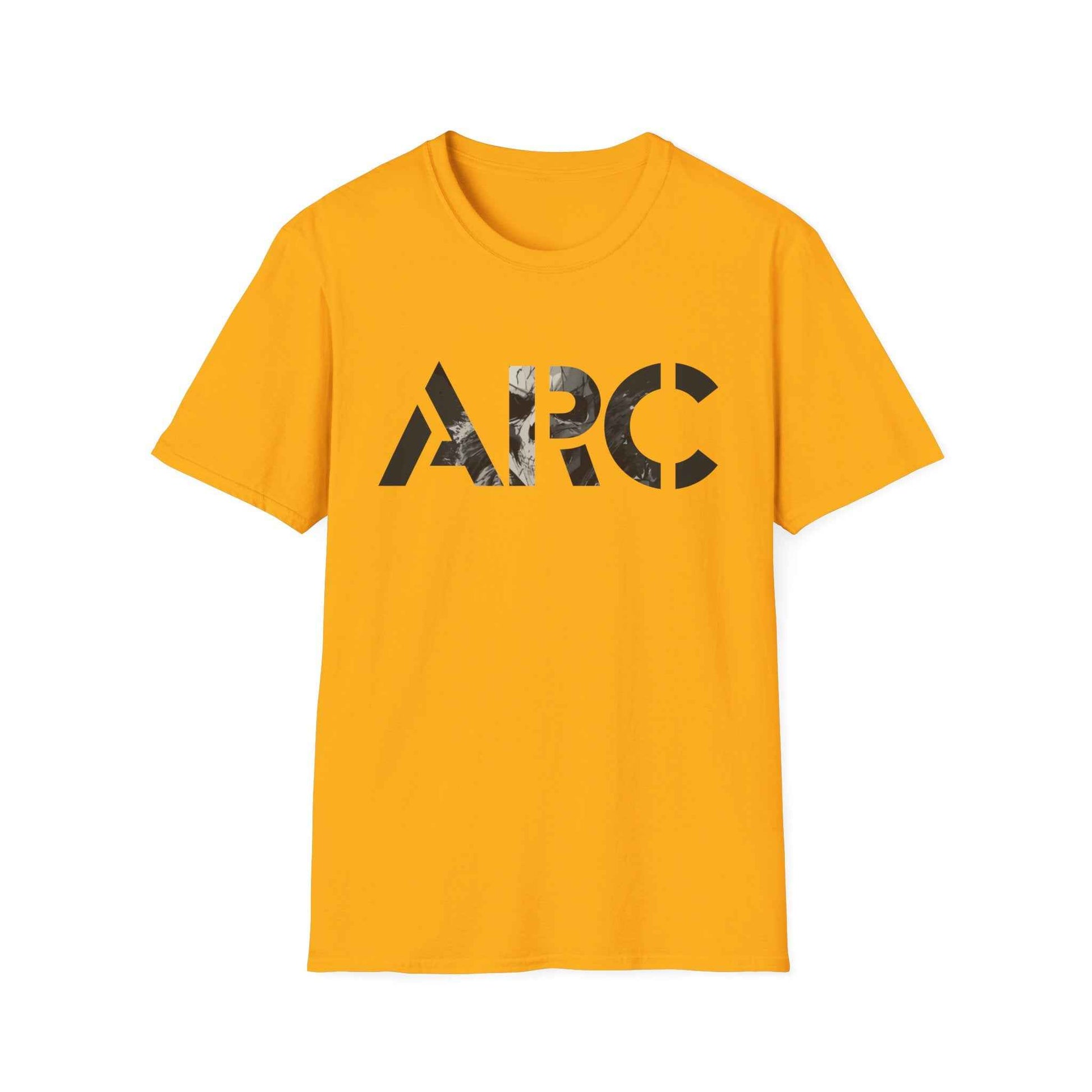 ARC Skull Graphic T‑Shirt — Grunge Military Skull Backprint