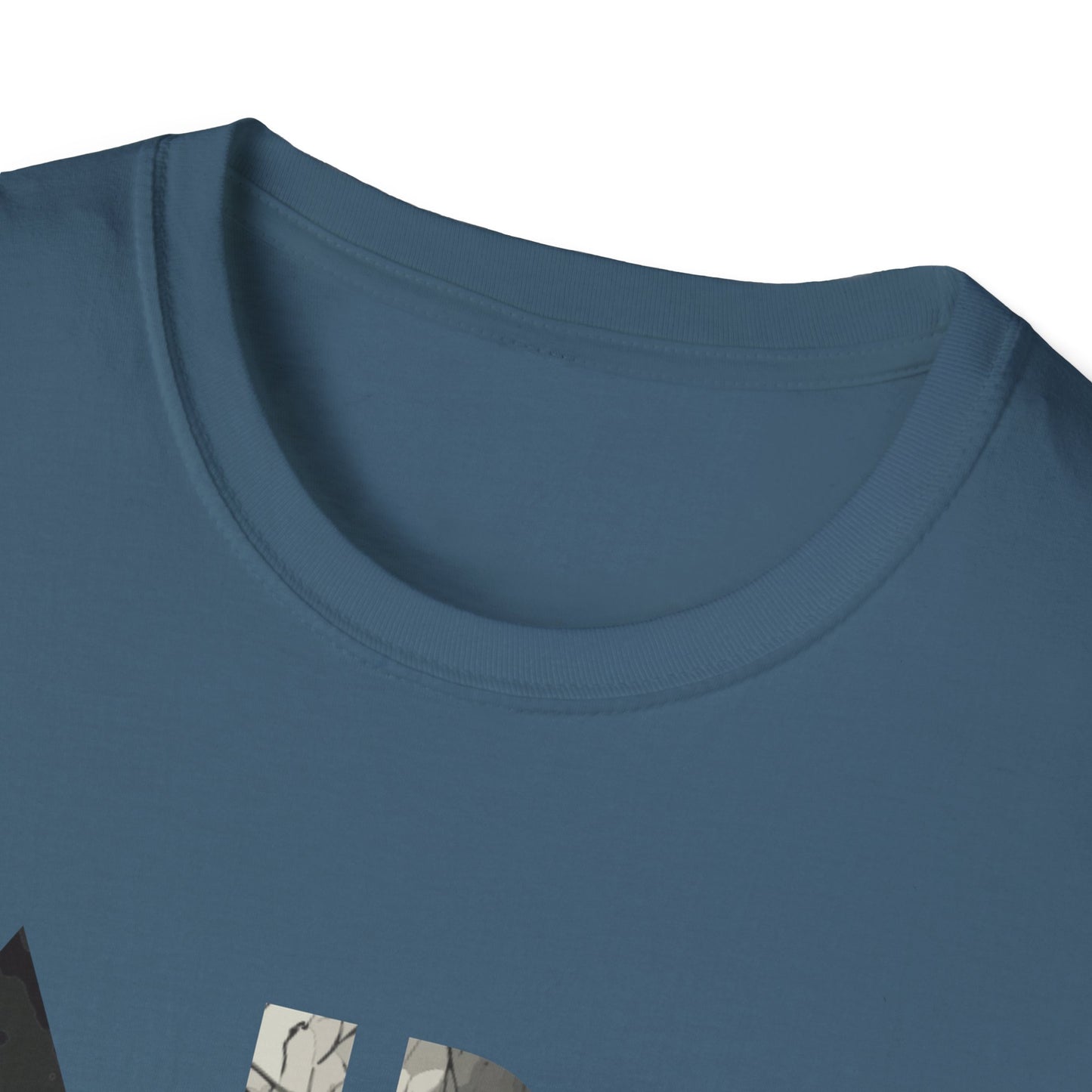 ARC Skull Graphic T‑Shirt — Grunge Military Skull Backprint