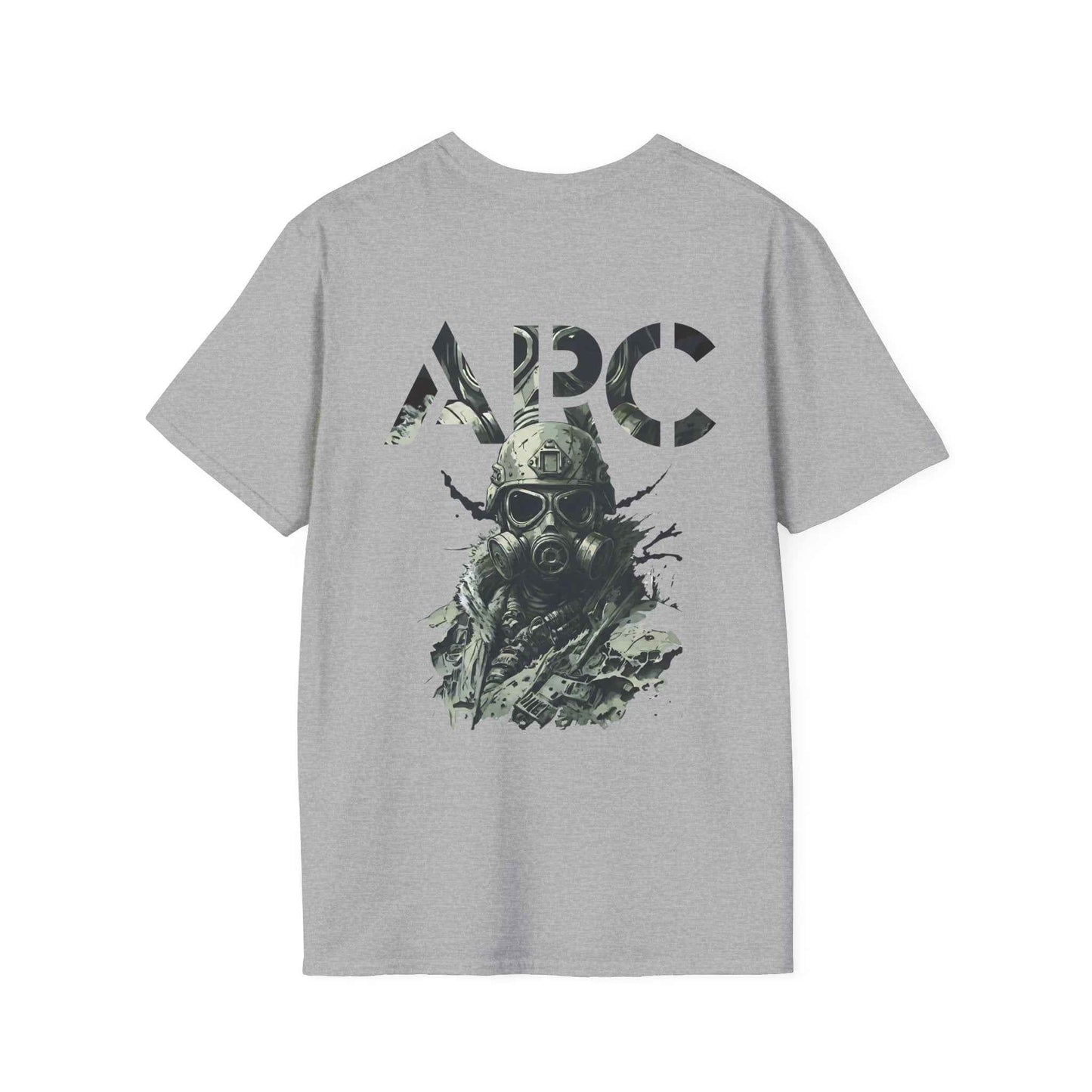 ARC Gas Mask Graphic T-Shirt — Post-Apocalyptic Military Streetwear