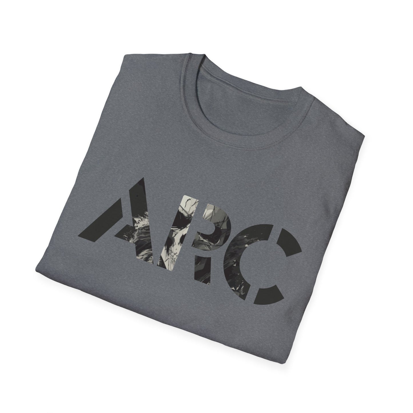 ARC Skull Graphic T‑Shirt — Grunge Military Skull Backprint