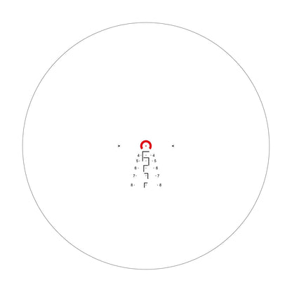 Arken EP-8 1-8x28 LPVO FFP Illuminated Reticle - 34mm Tube