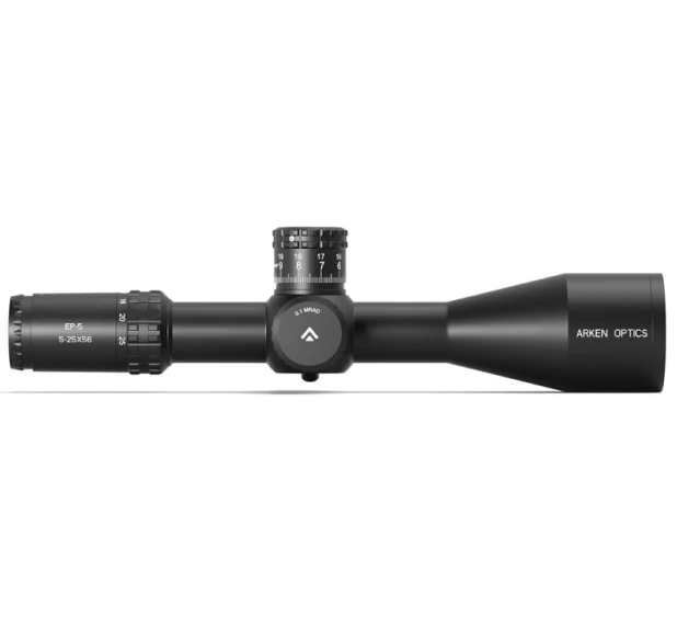 Arken Optics EP5 5-25X56 FFP VPR Illuminated Rifle Scope-MIL