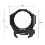 Arken Optics Halo 30 mm Picatinny Scope Rings