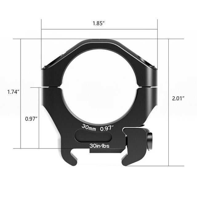 Arken Optics Halo 30 mm Picatinny Scope Rings