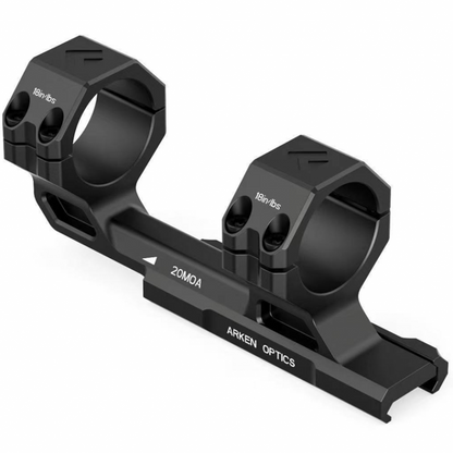 rken Optics Precision 20 MOA Picatinny Cantilever Mount - 2.5 inch offset - 30mm