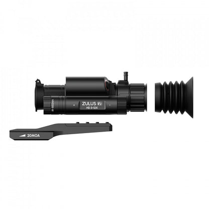 DNT Optics ZULUS HD ZHD520R V2 - 5-20X Digital Night Vision Scope With LRF And Ballistic Calculator