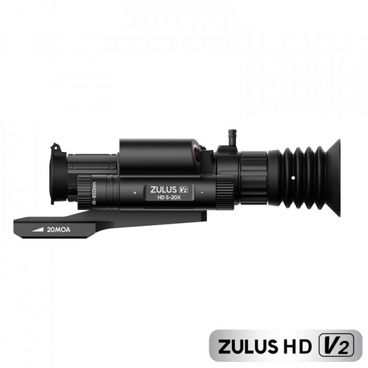 DNT Optics ZULUS HD ZHD520R V2 - 5-20X Digital Night Vision Scope With LRF And Ballistic Calculator