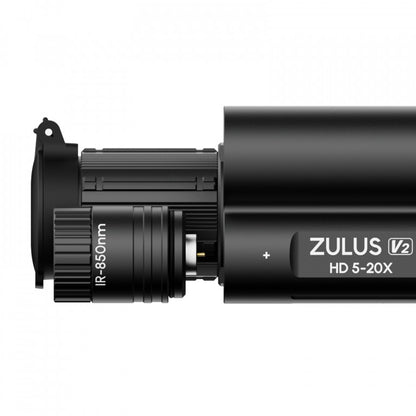 DNT Optics ZULUS HD ZHD520R V2 - 5-20X Digital Night Vision Scope With LRF And Ballistic Calculator
